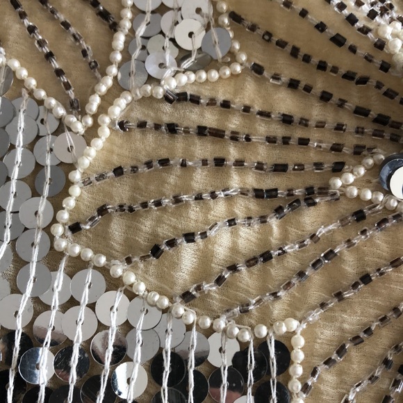 Vintage J. L. B silk sequin and beaded top. Paris. Hong Kong. New York - Picture 7 of 8